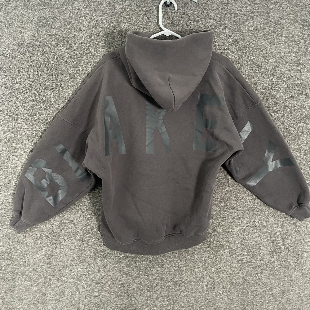 Blakely Hoodie Small Gray Pullover Fleece Original Life Logo Sweatshirt